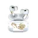 Air Pods Pro2 / Pro1 専用 デザインスキンシール airpods エアポッド apple アップル AirPods Pro 第1世代 airpodsPro 第2世代 対応 イヤホン カバー デコレーション アクセサリー デコシール 013847 クリスマス サンタ シルエット