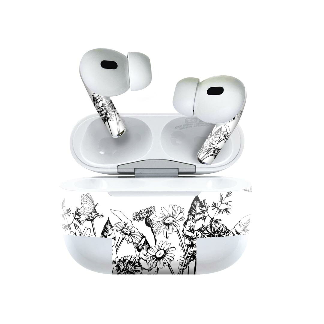 商品特徴・貼るだけでおしゃれに簡単着せ替え、AirPodsPro専用 デザインスキンシール！・高精細プリントで写真と遜色がない仕上がり！・ちょっとしたすり傷から端末を保護！・「裸で持つ派」の人にはもちろん、お手持ちのクリアケース付けてもOK！・エアフリー素材で気泡の心配も軽減！・2枚入りで貼り直しOK！位置調整も安心！注意事項画像はサンプルですので、ご覧の環境によっては多少色味に違いを感じる場合がございます。 イメージと違った、モニターと色味が異なるという理由での交換や返金はご対応出来かねます。スキンシールのみの販売で、AirPods 本体・充電ケース本体は付属しません。シワができた場合、ドライヤーなどで軽く温め、外側に向けてシワを伸ばすように貼ってください。初回貼付時の位置調整や貼り直しは可能ですが、しっかりと押し付けて接着させた後の再剥離、再利用は保証しておりません。また接着部に油分や汚れが付着しますと角の部分は剥がれやすくなりますので、貼付時はあまり触れないようにご注意ください。無地のセミグロスシートにデザインをプリントした商品で、デコなどの加工はございません。 凹凸や光沢があるように見えたり布地や金属を素材にしたように見える商品もありますが、デザインの図版によるものです。印刷時に微妙な画像のズレが生じる場合がございます。ご注文後に1点1点制作する受注生産品の為、不良品以外のご返品や交換は固くお断りします。 発送について完全受注生産のハンドメイド商品となりますので、既製品と比べて発送までお時間を頂いています。 基本的に決済確認後、2?3営業日、最大で10営業日での発送となります。繁忙期や休業日明けの場合はさらに時間がかかる場合があります。 その際には別途メールにてご連絡致します。メール便の場合、発送日から到着までに2?4日ほどかかる場合が多く、紛失などの保障もご対応できかねます。あらかじめご了承下さい。