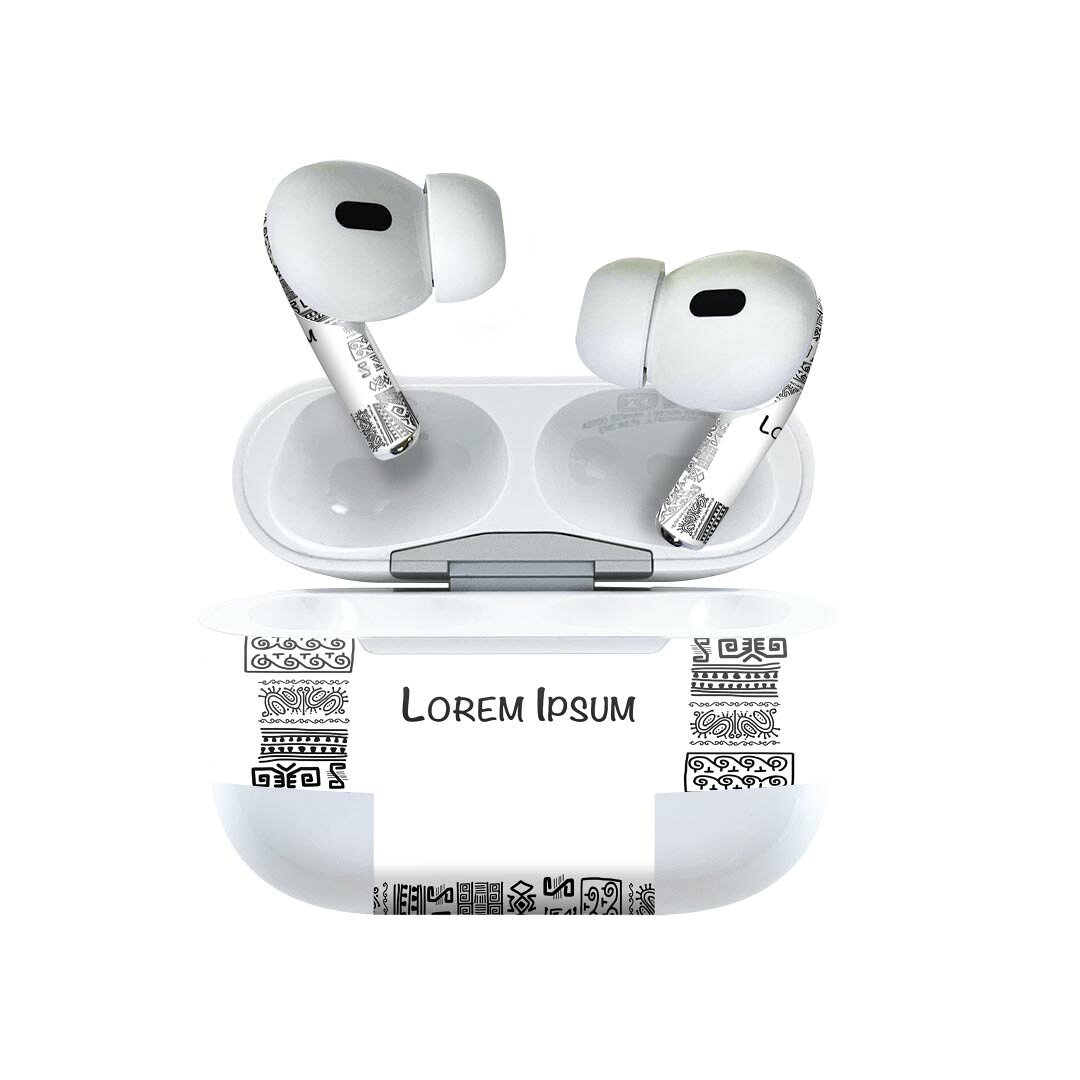 商品特徴・貼るだけでおしゃれに簡単着せ替え、AirPodsPro専用 デザインスキンシール！・高精細プリントで写真と遜色がない仕上がり！・ちょっとしたすり傷から端末を保護！・「裸で持つ派」の人にはもちろん、お手持ちのクリアケース付けてもOK！・エアフリー素材で気泡の心配も軽減！・2枚入りで貼り直しOK！位置調整も安心！注意事項画像はサンプルですので、ご覧の環境によっては多少色味に違いを感じる場合がございます。 イメージと違った、モニターと色味が異なるという理由での交換や返金はご対応出来かねます。スキンシールのみの販売で、AirPods 本体・充電ケース本体は付属しません。シワができた場合、ドライヤーなどで軽く温め、外側に向けてシワを伸ばすように貼ってください。初回貼付時の位置調整や貼り直しは可能ですが、しっかりと押し付けて接着させた後の再剥離、再利用は保証しておりません。また接着部に油分や汚れが付着しますと角の部分は剥がれやすくなりますので、貼付時はあまり触れないようにご注意ください。無地のセミグロスシートにデザインをプリントした商品で、デコなどの加工はございません。 凹凸や光沢があるように見えたり布地や金属を素材にしたように見える商品もありますが、デザインの図版によるものです。印刷時に微妙な画像のズレが生じる場合がございます。ご注文後に1点1点制作する受注生産品の為、不良品以外のご返品や交換は固くお断りします。 発送について完全受注生産のハンドメイド商品となりますので、既製品と比べて発送までお時間を頂いています。 基本的に決済確認後、2?3営業日、最大で10営業日での発送となります。繁忙期や休業日明けの場合はさらに時間がかかる場合があります。 その際には別途メールにてご連絡致します。メール便の場合、発送日から到着までに2?4日ほどかかる場合が多く、紛失などの保障もご対応できかねます。あらかじめご了承下さい。