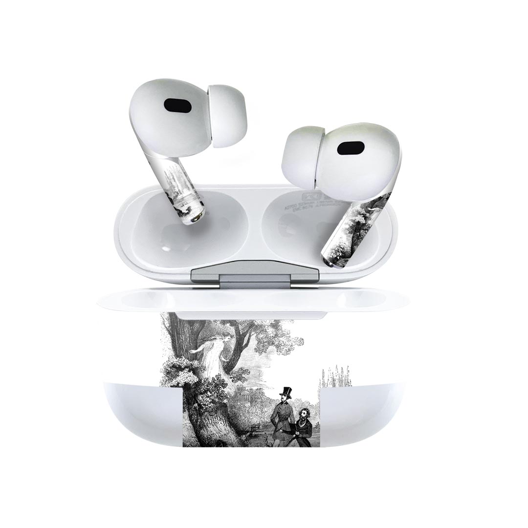 商品特徴・貼るだけでおしゃれに簡単着せ替え、AirPodsPro専用 デザインスキンシール！・高精細プリントで写真と遜色がない仕上がり！・ちょっとしたすり傷から端末を保護！・「裸で持つ派」の人にはもちろん、お手持ちのクリアケース付けてもOK！・エアフリー素材で気泡の心配も軽減！・2枚入りで貼り直しOK！位置調整も安心！注意事項画像はサンプルですので、ご覧の環境によっては多少色味に違いを感じる場合がございます。 イメージと違った、モニターと色味が異なるという理由での交換や返金はご対応出来かねます。スキンシールのみの販売で、AirPods 本体・充電ケース本体は付属しません。シワができた場合、ドライヤーなどで軽く温め、外側に向けてシワを伸ばすように貼ってください。初回貼付時の位置調整や貼り直しは可能ですが、しっかりと押し付けて接着させた後の再剥離、再利用は保証しておりません。また接着部に油分や汚れが付着しますと角の部分は剥がれやすくなりますので、貼付時はあまり触れないようにご注意ください。無地のセミグロスシートにデザインをプリントした商品で、デコなどの加工はございません。 凹凸や光沢があるように見えたり布地や金属を素材にしたように見える商品もありますが、デザインの図版によるものです。印刷時に微妙な画像のズレが生じる場合がございます。ご注文後に1点1点制作する受注生産品の為、不良品以外のご返品や交換は固くお断りします。 発送について完全受注生産のハンドメイド商品となりますので、既製品と比べて発送までお時間を頂いています。 基本的に決済確認後、2?3営業日、最大で10営業日での発送となります。繁忙期や休業日明けの場合はさらに時間がかかる場合があります。 その際には別途メールにてご連絡致します。メール便の場合、発送日から到着までに2?4日ほどかかる場合が多く、紛失などの保障もご対応できかねます。あらかじめご了承下さい。
