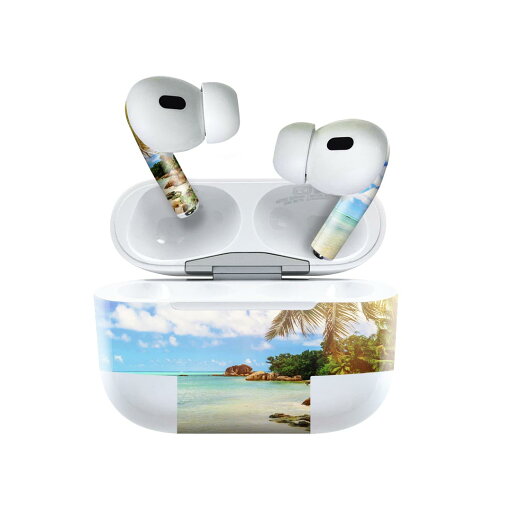 Air Pods Pro2 / Pro1 専用 デザインスキンシール airpods エアポッド apple アップル AirPods Pro 第1世代 airpodsPro 第2世代 対応 イヤホン カバー デコレーション アクセサリー デコシール 014987 景色 風景 夏 海 南国 ヤシの木 Air Pods Pro2 / Pro1 専用 デザインスキンシール airpods エアポッド apple アップル AirPods Pro 第1世代 airpodsPro 第2世代 対応 イヤホン カバー デコレーション アクセサリー デコシール 014987 景色 風景 夏 海 南国 ヤシの木