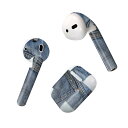 Air Pods 専用 デザインスキンシール airpods エアポッド apple アップル AirPods 第一世代(2016)airpods2 第二世代(2019)対応 イヤホン カバー デコレーション アクセサリー デコシール 000192 ジーンズ おしゃれ ファッション