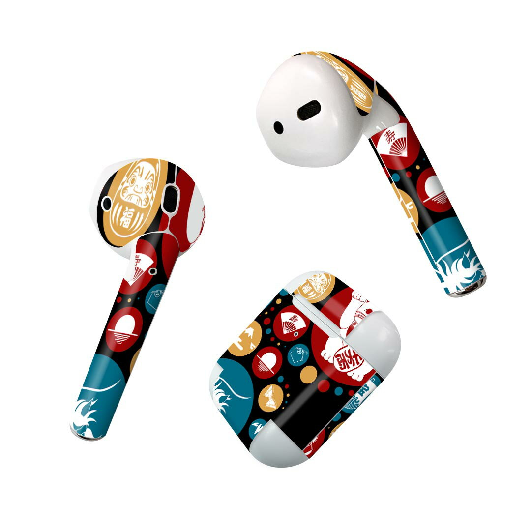 Air Pods 専用 デザインスキンシール airpods エアポッド apple アップル AirPods 第一世代（2016）air..