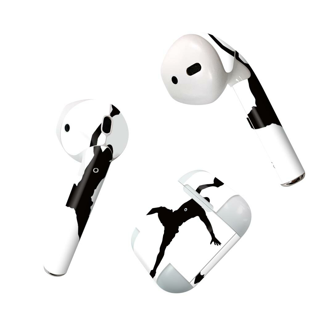 楽天スマコレAir Pods 専用 デザインスキンシール airpods エアポッド apple アップル AirPods 第一世代（2016）airpods2 第二世代（2019）対応 イヤホン カバー デコレーション アクセサリー デコシール 020046 スポーツ バスケット