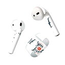 Air Pods 専用 デザインスキンシール airpods エアポッド apple アップル AirPods 第一世代(2016)airpods2 第二世代(2019)対応 イヤホン カバー デコレーション アクセサリー デコシール 020589 マスク デザイン バレンタイン デコレーション