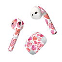 Air Pods 専用 デザインスキンシール airpods エアポッド apple アップル AirPods 第一世代(2016)airpods2 第二世代(2019)対応 イヤホン カバー デコレーション アクセサリー デコシール 020613 マスクデザイン バレンタイン ハート