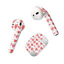 Air Pods 専用 デザインスキンシール airpods エアポッド apple アップル AirPods 第一世代(2016)airpods2 第二世代(2019)対応 イヤホン カバー デコレーション アクセサリー デコシール 020617 マスクデザイン バレンタイン ハート