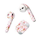 Air Pods 専用 デザインスキンシール airpods エアポッド apple アップル AirPods 第一世代(2016)airpods2 第二世代(2019)対応 イヤホン カバー デコレーション アクセサリー デコシール 020624 マスクデザイン バレンタイン ハート