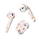 Air Pods 専用 デザインスキンシール airpods エアポッド apple アップル AirPods 第一世代(2016)airpods2 第二世代(2019)対応 イヤホン カバー デコレーション アクセサリー デコシール 020628 マスクデザイン バレンタイン ハート