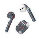 Air Pods 専用 デザインスキンシール airpods エアポッド apple アップル AirPods 第一世代(2016)airpods2 第二世代(2019)対応 イヤホン カバー デコレーション アクセサリー デコシール 020803 マスクデザイン 夏 花火