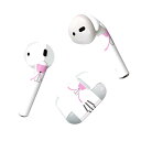 Air Pods 専用 デザインスキンシール airpods エアポッド apple アップル AirPods 第一世代(2016)airpods2 第二世代(2019)対応 イヤホン カバー デコレーション アクセサリー デコシール 020862 マスクデザイン 面白 うさぎ