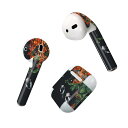 Air Pods 専用 デザインスキンシール airpods エアポッド apple アップル AirPods 第一世代(2016)airpods2 第二世代(2019)対応 イヤホン カバー デコレーション アクセサリー デコシール 022841 写真 秋 自転車