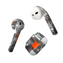 Air Pods 専用 デザインスキンシール airpods エアポッド apple アップル AirPods 第一世代(2016)airpods2 第二世代(2019)対応 イヤホン カバー デコレーション アクセサリー デコシール 022927 ペイント 模様 柄(2)
