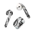 Air Pods 専用 デザインスキンシール airpods エアポッド apple アップル AirPods 第一世代(2016)airpods2 第二世代(2019)対応 イヤホン カバー デコレーション アクセサリー デコシール 022977 自転車 写真 モノクロ
