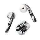 Air Pods 専用 デザインスキンシール airpods エアポッド apple アップル AirPods 第一世代(2016)airpods2 第二世代(2019)対応 イヤホン カバー デコレーション アクセサリー デコシール 022978 自転車 写真 モノクロ