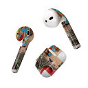 Air Pods 専用 デザインスキンシール airpods エアポッド apple アップル AirPods 第一世代(2016)airpods2 第二世代(2019)対応 イヤホン カバー デコレーション アクセサリー デコシール 023028 スイカ 写真 自転車
