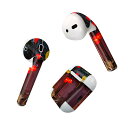 Air Pods 専用 デザインスキンシール airpods エアポッド apple アップル AirPods 第一世代(2016)airpods2 第二世代(2019)対応 イヤホン カバー デコレーション アクセサリー デコシール 023439 風景 アジア 自転車