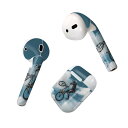 Air Pods 専用 デザインスキンシール airpods エアポッド apple アップル AirPods 第一世代(2016)airpods2 第二世代(2019)対応 イヤホン カバー デコレーション アクセサリー デコシール 023824 モトクロス 自転車
