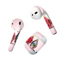 Air Pods 専用 デザインスキンシール airpods エアポッド apple アップル AirPods 第一世代(2016)airpods2 第二世代(2019)対応 イヤホン カバー デコレーション アクセサリー デコシール 023847 ドラゴンフルーツ 夏 ハワイ