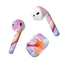 Air Pods 専用 デザインスキンシール airpods エアポッド apple アップル AirPods 第一世代(2016)airpods2 第二世代(2019)対応 イヤホン カバー デコレーション アクセサリー デコシール 023971 カラフル