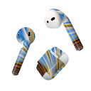Air Pods 専用 デザインスキンシール airpods エアポッド apple アップル AirPods 第一世代(2016)airpods2 第二世代(2019)対応 イヤホン カバー デコレーション アクセサリー デコシール 023998 本 空(2)