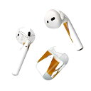 Air Pods 専用 デザインスキンシール airpods エアポッド apple アップル AirPods 第一世代（2016）airpods2 第二世代（2019）対応 イヤホン カバー デコレーション アクセサリー デコシール 025616 生ビール　写真　お酒