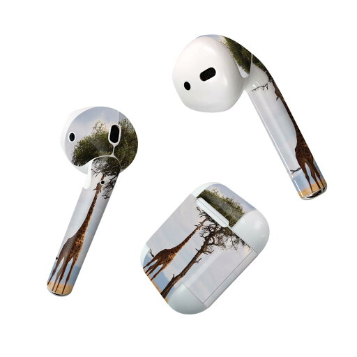 Air Pods 専用 デザインスキンシール airpods エアポッド apple アップル AirPods 第一世代(2016)airpods2 第二世代(2019)対応 イヤホン カバー デコレーション アクセサリー デコシール 025624 動物 キリン 自然 Air Pods 専用 デザインスキンシール airpods エアポッド apple アップル AirPods 第一世代(2016)airpods2 第二世代(2019)対応 イヤホン カバー デコレーション アクセサリー デコシール 025624 動物 キリン 自然