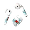 Air Pods 専用 デザインスキンシール airpods エアポッド apple アップル AirPods 第一世代（2016）airpods2 第二世代（2019）対応 イヤホン カバー デコレーション アクセサリー デコシール 025877 クリスマス　もみの木