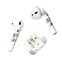 Air Pods 専用 デザインスキンシール airpods エアポッド apple アップル AirPods 第一世代(2016)airpods2 第二世代(...