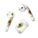 楽天スマコレAir Pods 専用 デザインスキンシール airpods エアポッド apple アップル AirPods 第一世代（2016）airpods2 第二世代（2019）対応 イヤホン カバー デコレーション アクセサリー デコシール 026148 アボカド　キャラ　野菜