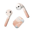 Air Pods 専用 デザインスキンシール airpods エアポッド apple アップル AirPods 第一世代(2016)airpods2 第二世代(2019)対応 イヤホン カバー デコレーション アクセサリー デコシール 004820 雪 結晶 ピンク(2)