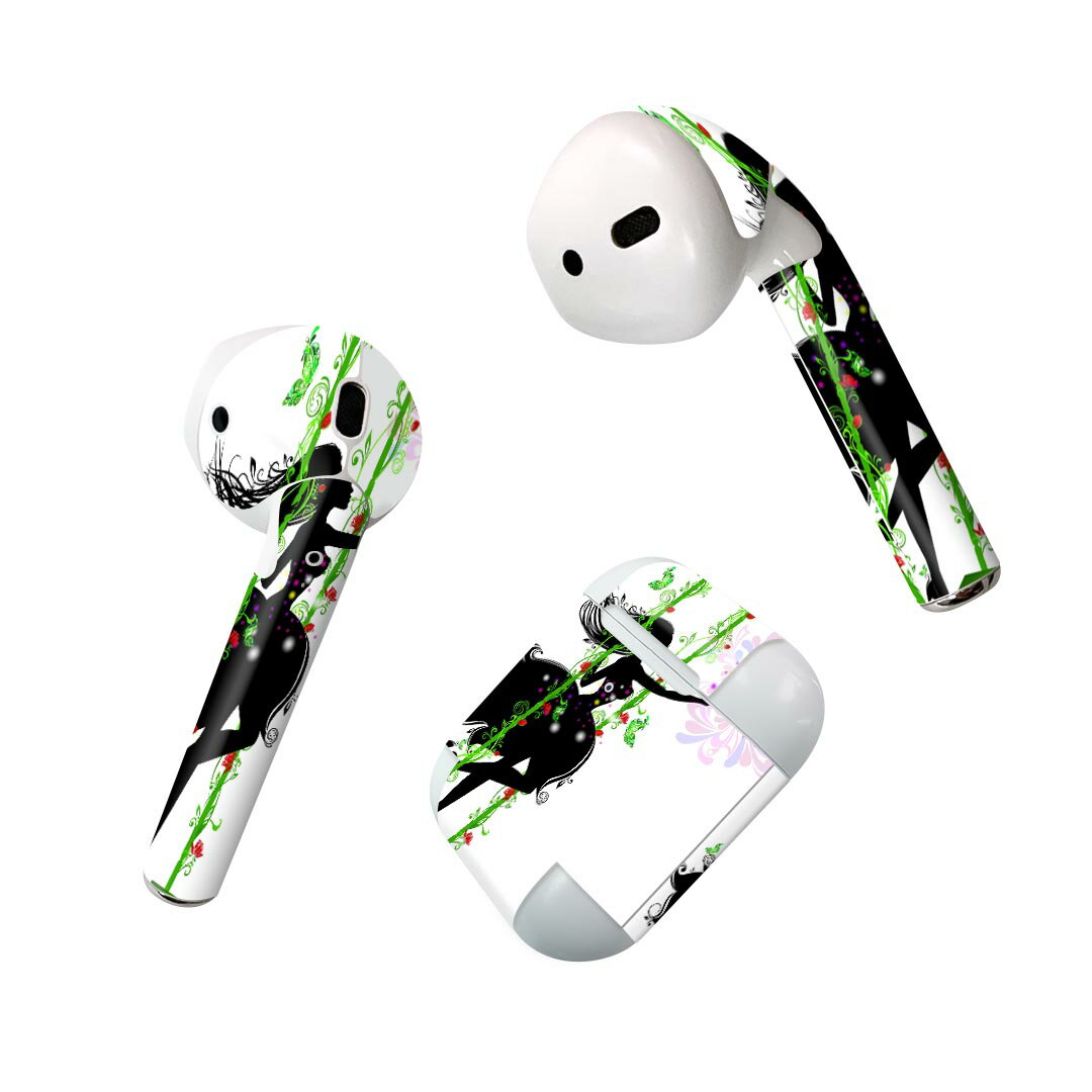 Air Pods 専用 デザインスキンシール airpods エアポッド apple アップル AirPods 第一世代（2016）air..