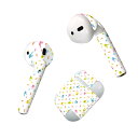 Air Pods 専用 デザインスキンシール airpods エアポッド apple アップル AirPods 第一世代(2016)airpods2 第二世代(2019)対応 イヤホン カバー デコレーション アクセサリー デコシール 006736 うさぎ 動物 模様