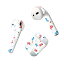 Air Pods 専用 デザインスキンシール airpods エアポッド apple アップル AirPods 第一世代（2016）airpods2 第二世代（2019）対応 イヤホン カバー デコレーション アクセサリー デコシール 007931 金魚　きんぎょ　イラスト　赤　青