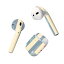 Air Pods 専用 デザインスキンシール airpods エアポッド apple アップル AirPods 第一世代（2016）airpods2 第二世代（2019）対応 イヤホン カバー デコレーション アクセサリー デコシール 008180 和風　和柄　金魚　ストライプ