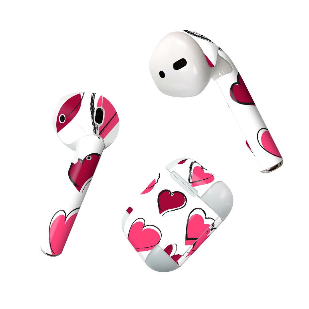 Air Pods 専用 デザインスキンシール airpods エアポッド apple アップル AirPods 第一世代（2016）air..