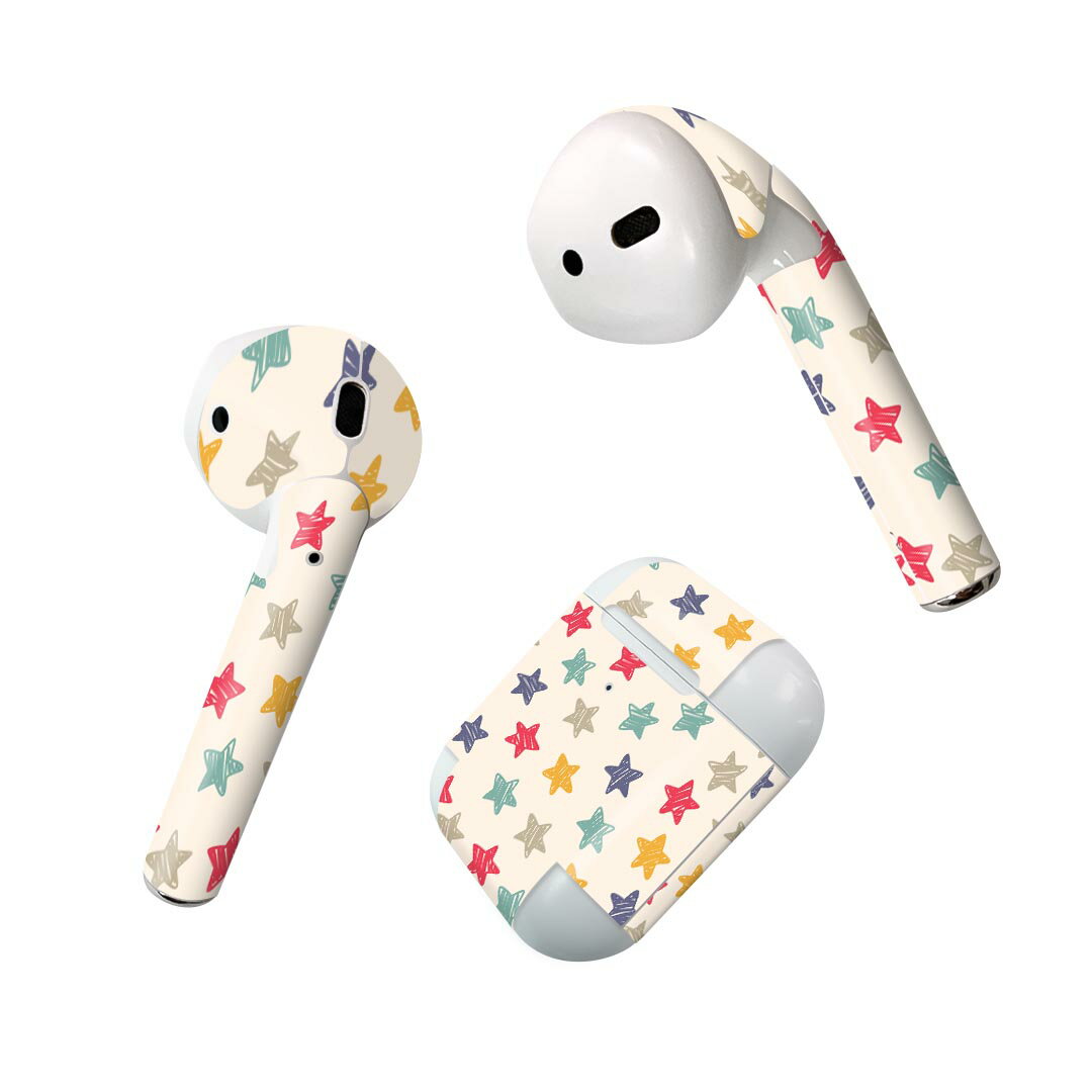 Air Pods 専用 デザインスキンシール airpods エアポッド apple アップル AirPods 第一世代（2016）air..