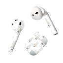 Air Pods 専用 デザインスキンシール airpods エアポッド apple アップル AirPods 第一世代(2016)airpods2 第二世代(2019)対応 イヤホン カバー デコレーション アクセサリー デコシール 010486 動物 うさぎ 白 黒