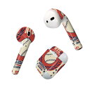 Air Pods 専用 デザインスキンシール airpods エアポッド apple アップル AirPods 第一世代(2016)airpods2 第二世代(2019)対応 イヤホン カバー デコレーション アクセサリー デコシール 012257 野球 ボール 英語