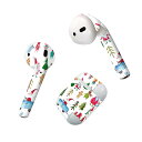 Air Pods 専用 デザインスキンシール airpods エアポッド apple アップル AirPods 第一世代(2016)airpods2 第二世代(2019)対応 イヤホン カバー デコレーション アクセサリー デコシール 013569 クリスマス サンタ
