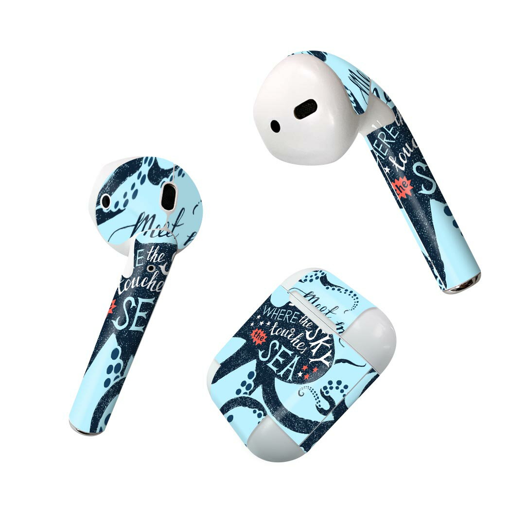 Air Pods 専用 デザインスキンシール airpods エアポッド apple アップル AirPods 第一世代（2016）air..