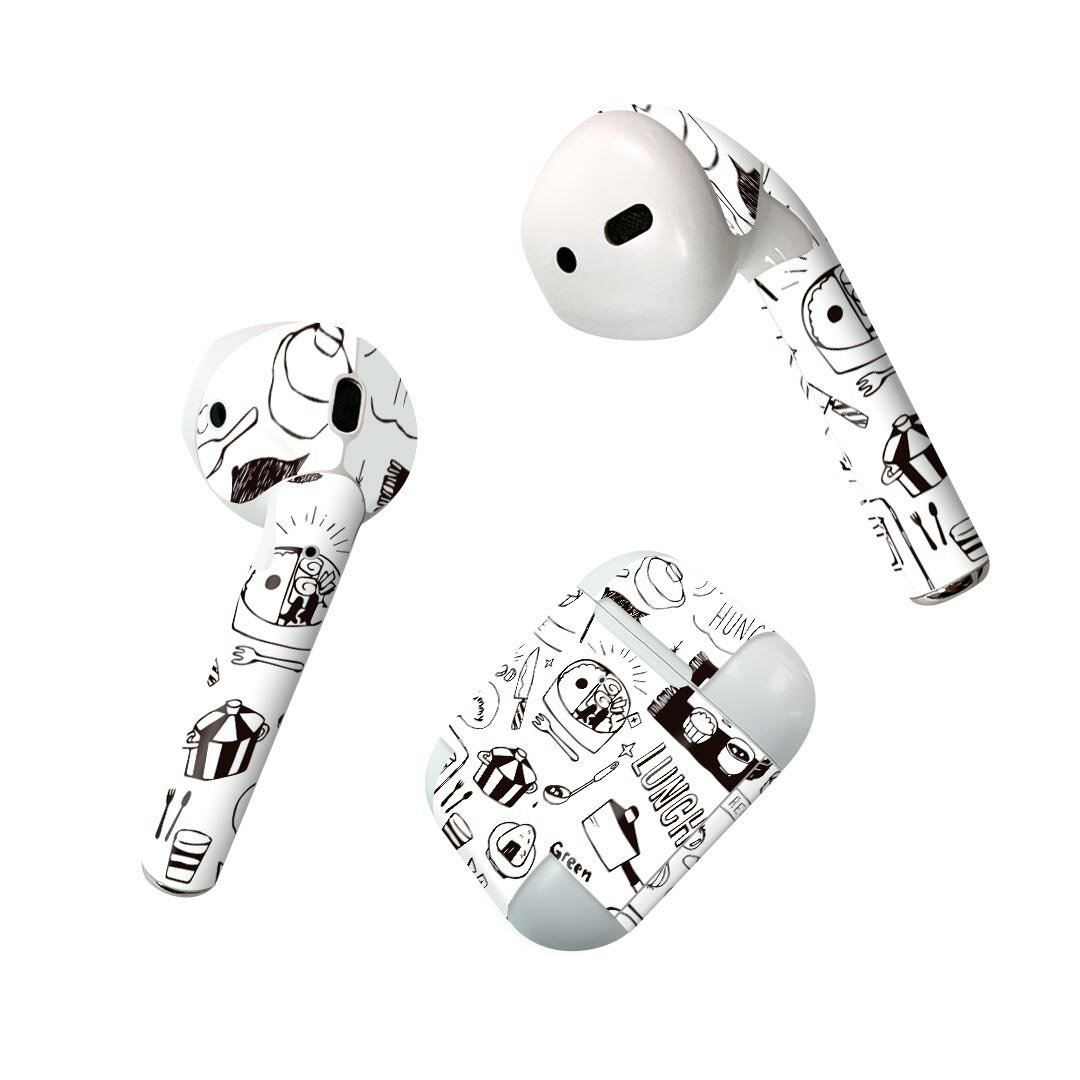 Air Pods 専用 デザインスキンシール airpods エアポッド apple アップル AirPods 第一世代（2016）air..