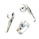 Air Pods 専用 デザインスキンシール airpods エアポッド apple アップル AirPods 第一世代(2016)airpods2 第二世代(2019)対応 イヤホン カバー デコレーション アクセサリー デコシール 017542 パンダ Panda 動物