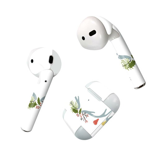 Air Pods 専用 デザインスキンシール airpods エアポッド apple アップル AirPods 第一世代(2016)airpods2 第二世代(2019)対応 イヤホン カバー デコレーション アクセサリー デコシール 017680 クリスマス トナカイ 角 柊 鈴 Air Pods 専用 デザインスキンシール airpods エアポッド apple アップル AirPods 第一世代(2016)airpods2 第二世代(2019)対応 イヤホン カバー デコレーション アクセサリー デコシール 017680 クリスマス トナカイ 角 柊 鈴