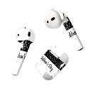 Air Pods 専用 デザインスキンシール airpods エアポッド apple アップル AirPods 第一世代(2016)airpods2 第二世代(...
