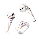 Air Pods 専用 デザインスキンシール airpods エアポッド apple アップル AirPods 第一世代(2016)airpods2 第二世代(...