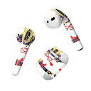 Air Pods 専用 デザインスキンシール airpods エアポッド apple アップル AirPods 第一世代(2016)airpods2 第二世代(2019)対応 イヤホン カバー デコレーション アクセサリー デコシール 017787 こどもの日 カブト 刀 兜