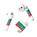 Air Pods 専用 デザインスキンシール airpods エアポッド apple アップル AirPods 第一世代(2016)airpods2 第二世代(2019)対応 イヤホン カバー デコレーション アクセサリー デコシール 018407 国旗 bulgaria ブルガリア