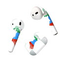 Air Pods 専用 デザインスキンシール airpods エアポッド apple アップル AirPods 第一世代（2016）airpods2 第二世代（2019）対応 イ..