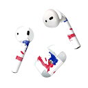 Air Pods 専用 デザインスキンシール airpods エアポッド apple アップル AirPods 第一世代（2016）airpods2 第二世代（2019）対応 イヤホン カバー デコレーション アクセサリー デコシール 018845 国旗 haiti ハイチ